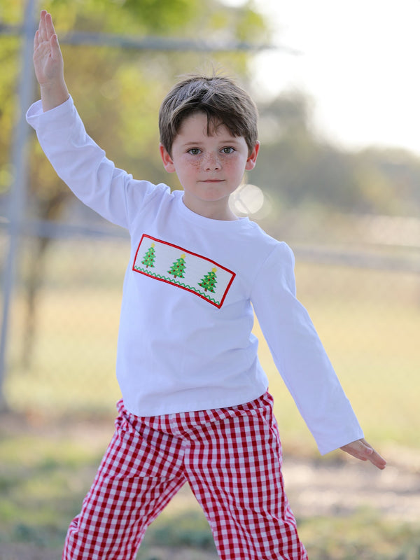 christmas-tree-smocking-embroidered-boys-outfits Rylee Faith Designs - Sophia's StyleOutfit-1